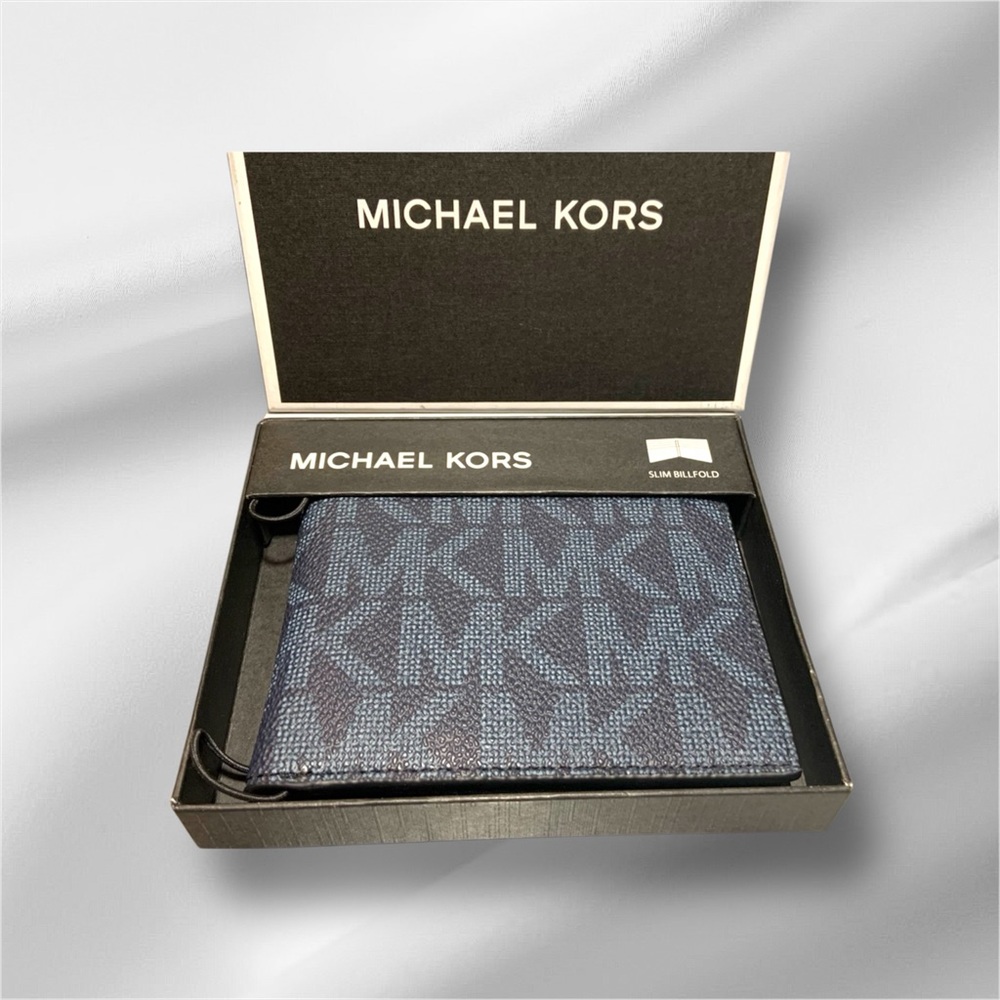 Michael Kors Blue Key Card Holder